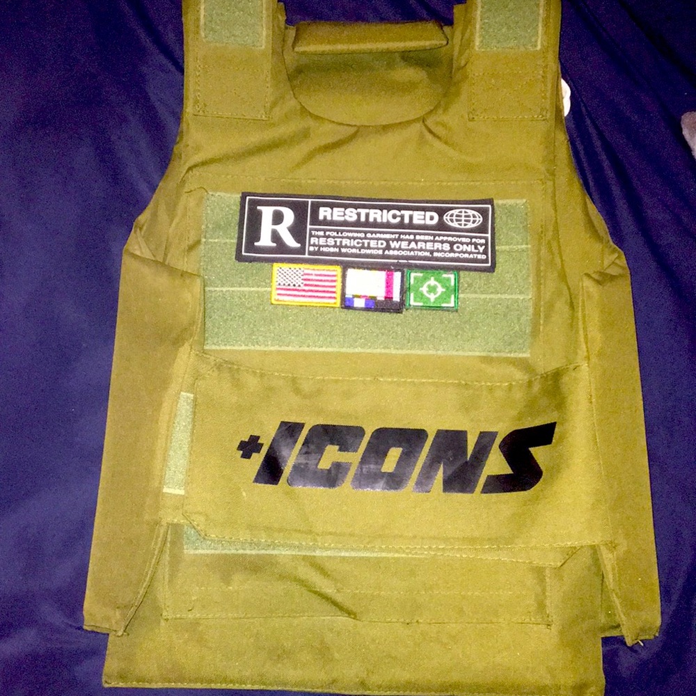 +icons bullet proof vest